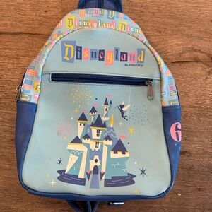 Disneyland Blue and Pink Backpack
